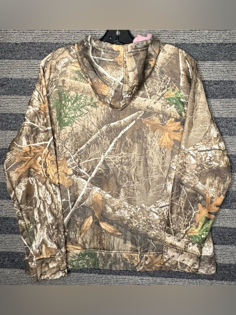 Realtree Mountainaire Forest Camo Performance Hoodie Sweatshirt Women’s XL EUC - Picture 7 of 8